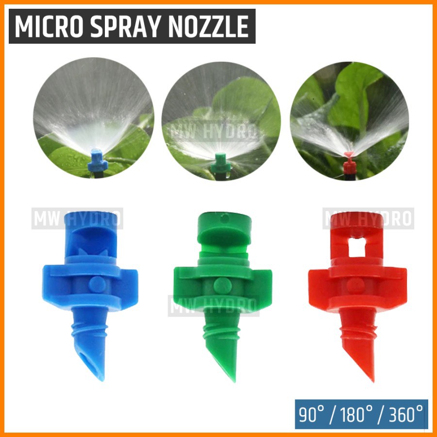 Jual 5 pcs Micro Jet Sprayer Nozzle - Aeroponik / Hidroponik / Irigasi ...