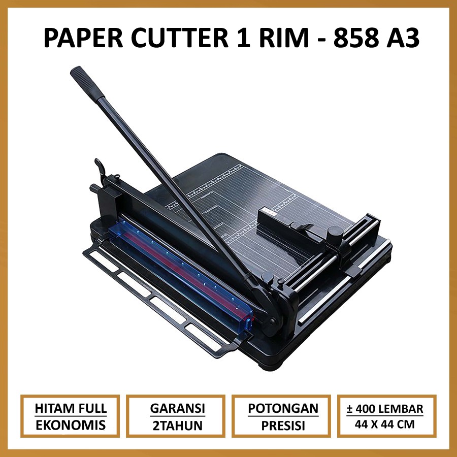 Jual Paper Cutter A3 1 Rim Mesin Thick Layer Paper Cutter 858 A3