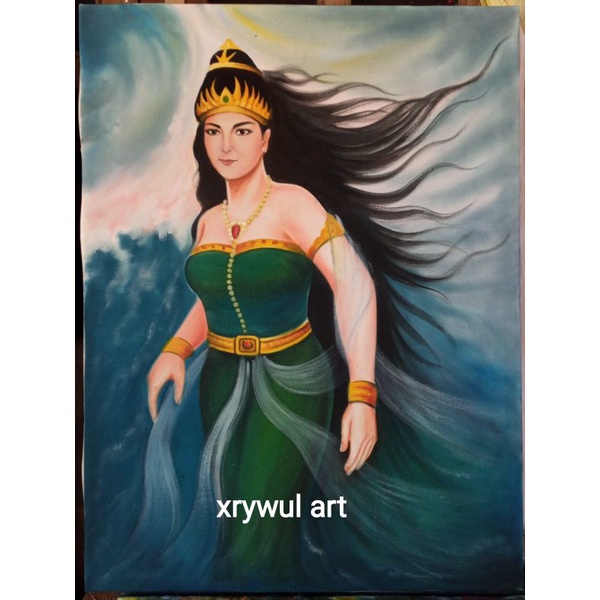 Jual lukisan ratu kidul/ratu pantai selatan | Shopee Indonesia