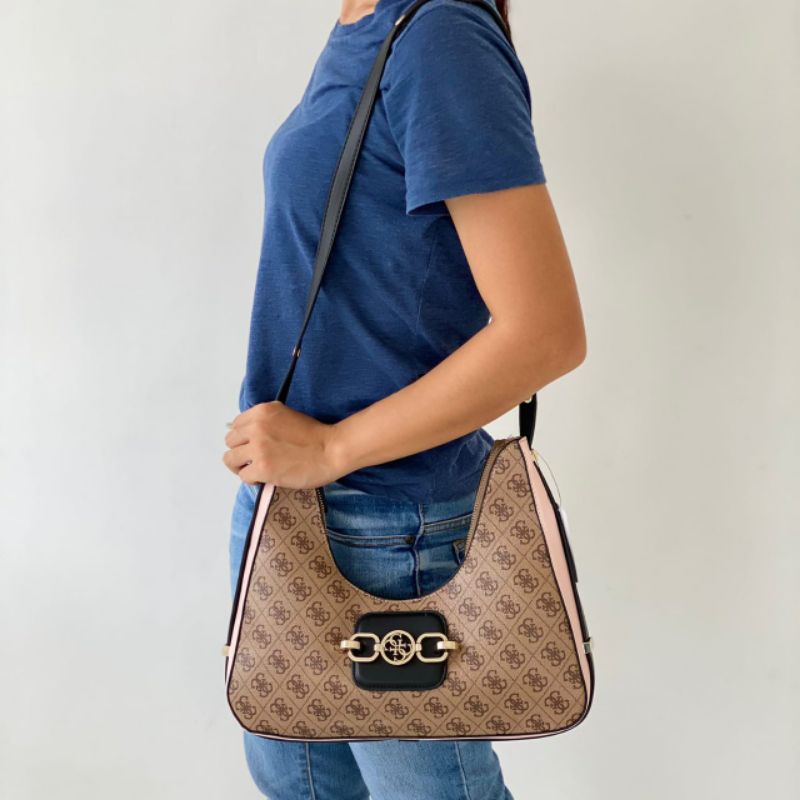 Guess Hensely Hobo Bag Original Guess Bag Original Tas Guess Original  Hobo Bag