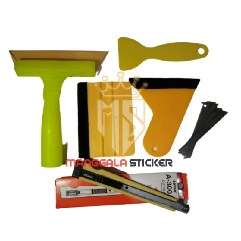 Jual PAKET ALAT PASANG STIKER DAN KACA FILM TOOLSET STIKER DAN KACA ...