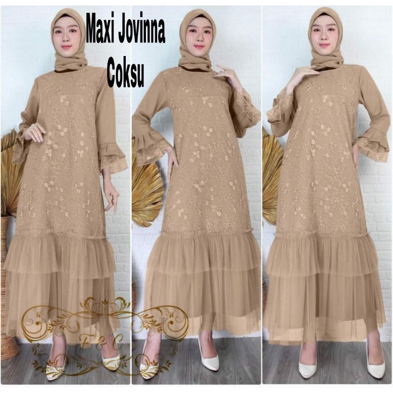 jual-gamis-pesta-kondangan-pernikahan-mewah-moscrep-combi-brukat-elegan