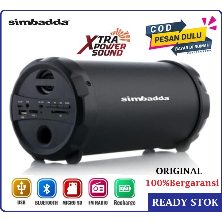 Jual Speaker Portable Simbadda Cst N Music Player Speaker Bluetooth Original Bergaransi Resmi