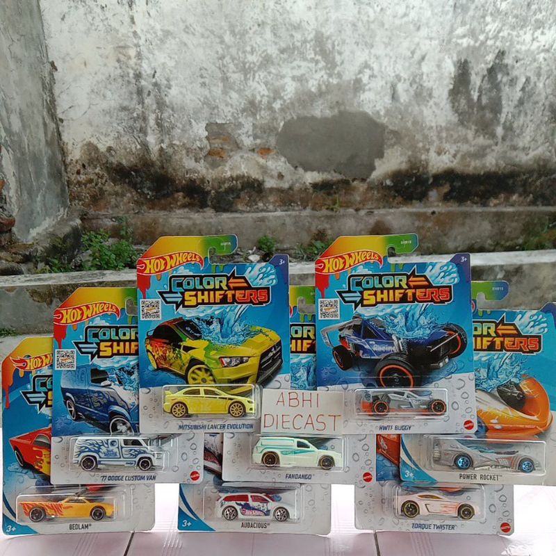 Jual Hotwheels color shifters lancer evolution dodge custom van