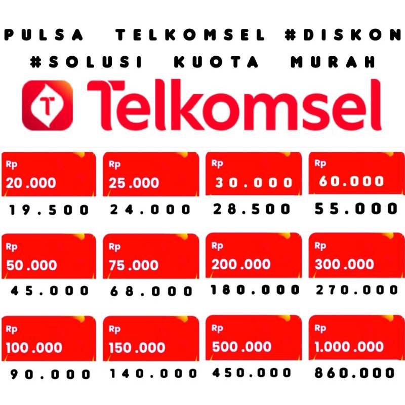 Jual Pulsa Telkomsel Promo Termurah | Shopee Indonesia