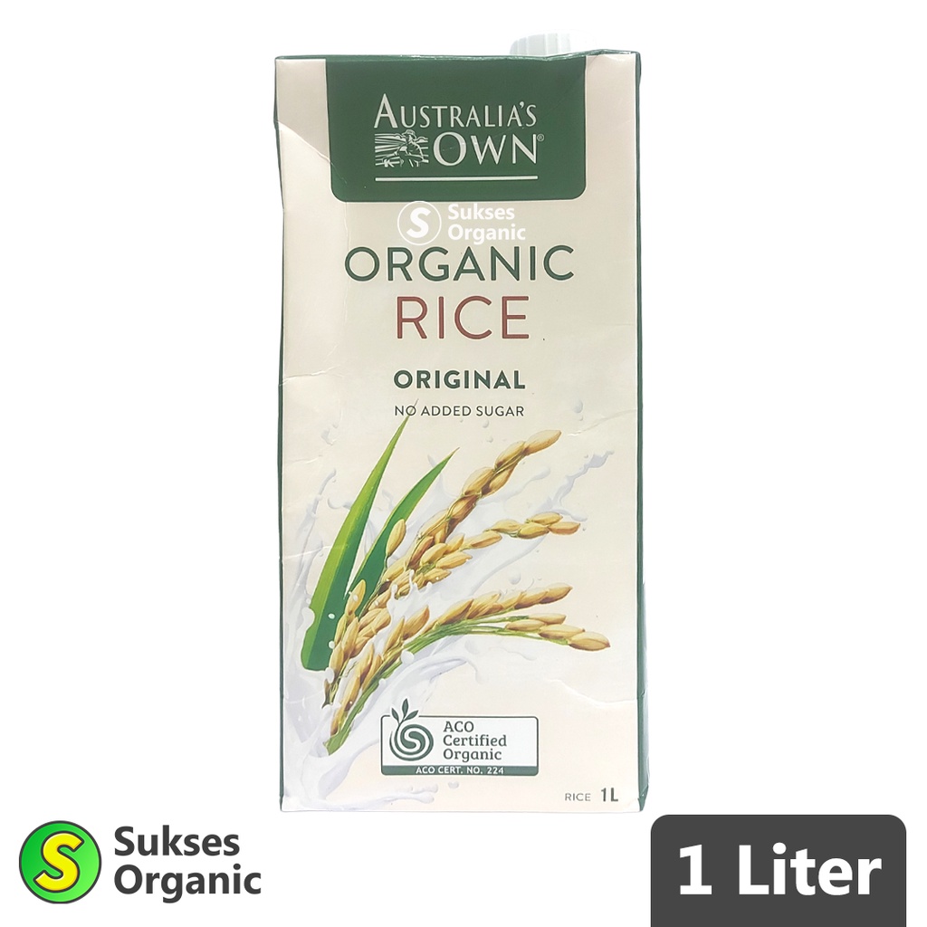 Jual Organic ORIGINAL RICE Milk Australia's Own 1 Liter | Shopee Indonesia