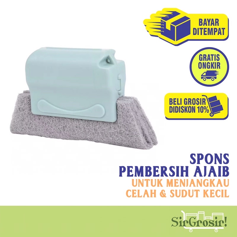 Jual Gap Cleaner Sponge Spons Cuci Pembersih Sudut Sempit Celah Kecil