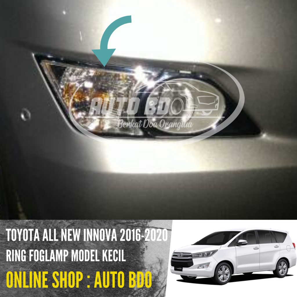 Jual Cover Ring Garnish Fog Lamp Foglamp All New Innova Reborn Shopee Indonesia