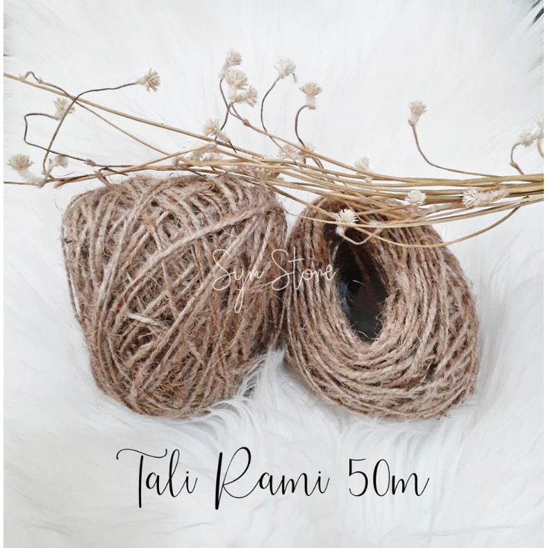 Jual Tali Rami 50m | Tali | Tali Rami | Shopee Indonesia