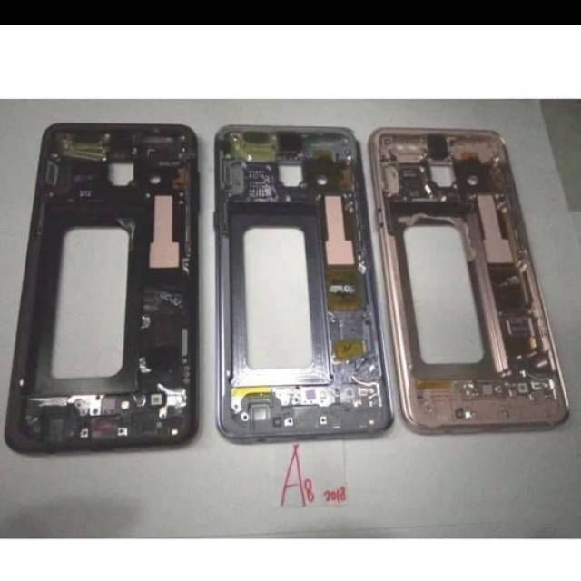 Jual Frame Bezel Tulang Tengah Samsung A8 2018 / A530 Original | Shopee ...