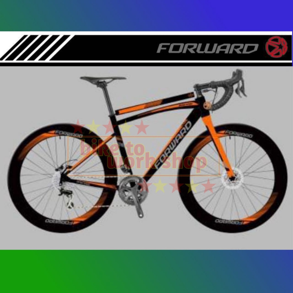 Jual SEPEDA BALAP ROADBIKE FORWARD 700C 18 SPEED ALLOY | Shopee Indonesia