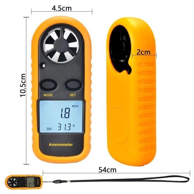 Jual Alat Ukur Kecepatan Angin Digital Anemometer Wind Speed Meter ...