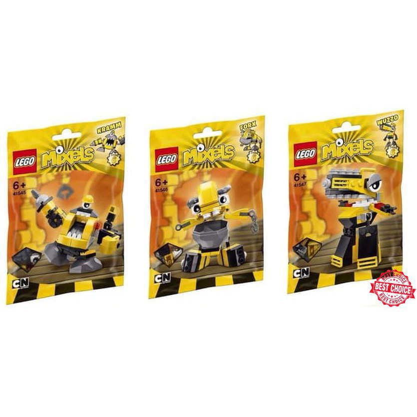 Jual Lego Mixels Seri 6 Set 3pcs 41545 Karm 41546 Forx 41547 Wuzzo ...