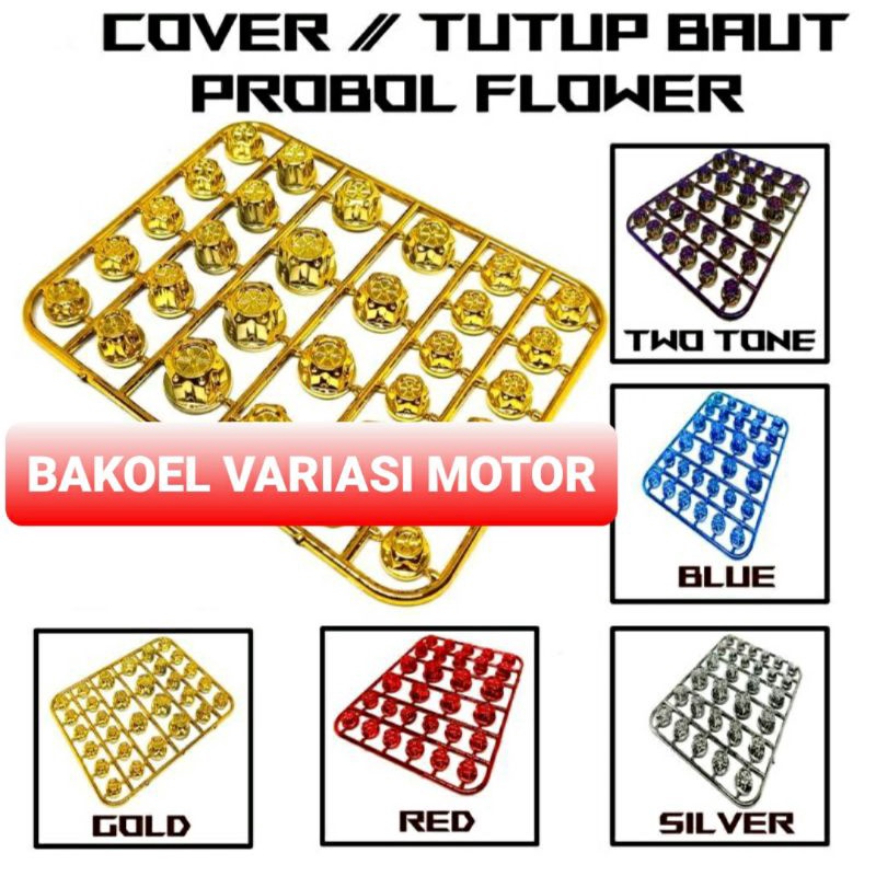 Jual Tutup Baut L Baut Probolt Flower Monel Cover Flowers Variasi