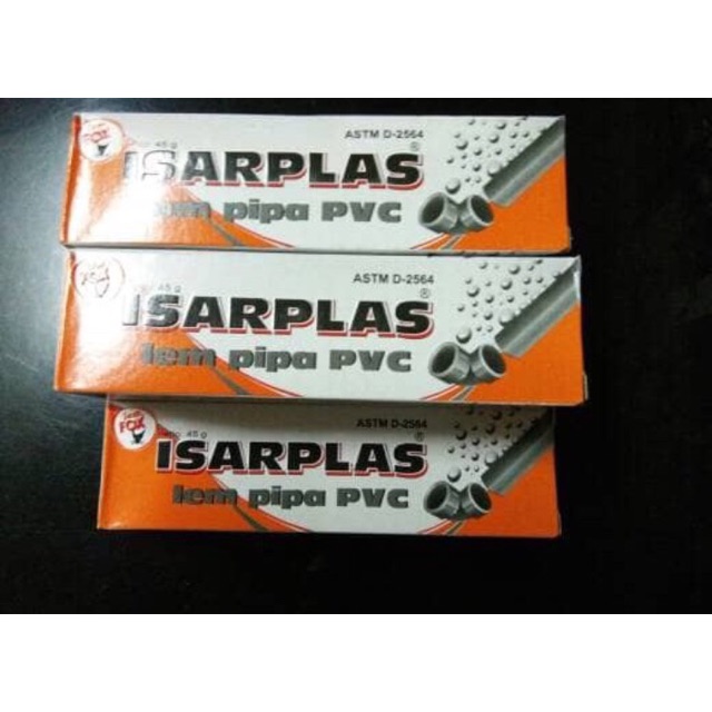 Jual ISARPLAS LEM PIPA PVC 45 g | Shopee Indonesia