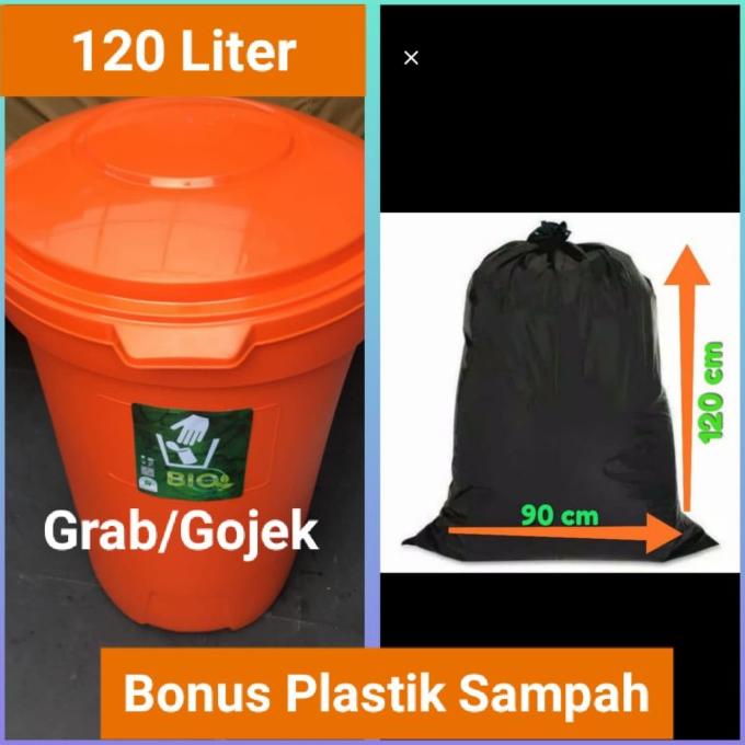 Jual Cod Tong Sampah Besar Roda 120 Liter Tempat Sampah Besar Roda Green Leaf Limited Edition 4138