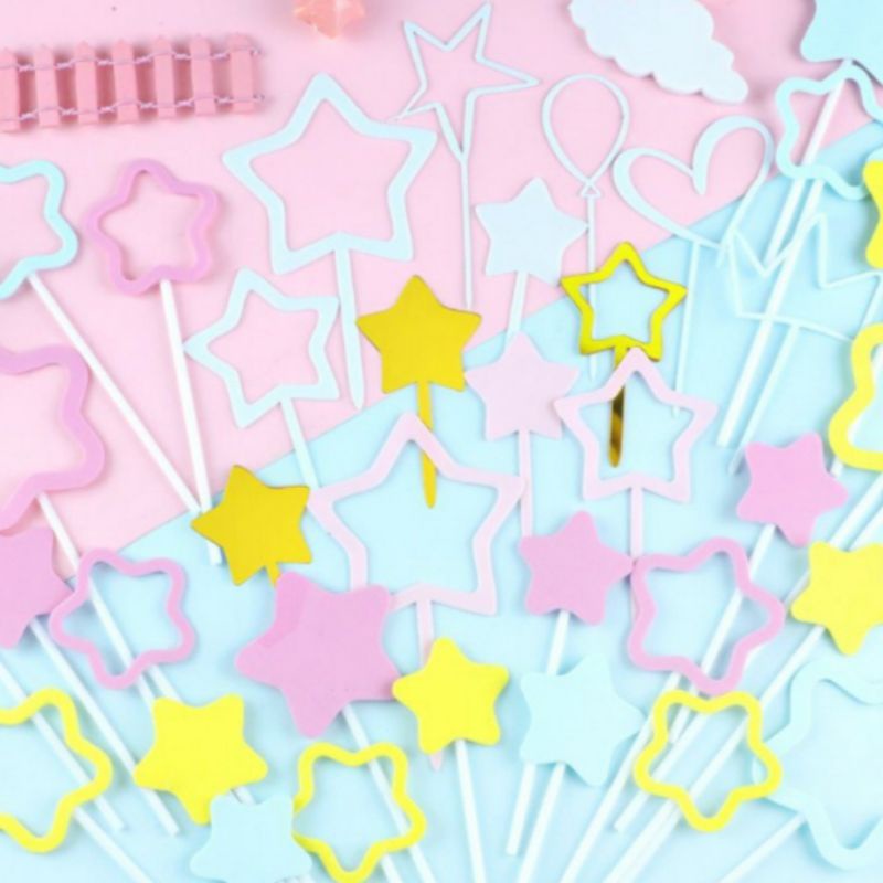 Jual Cake Topper Star | Shopee Indonesia
