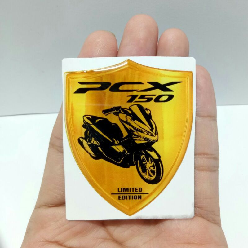 Jual Emblem Stiker Timbul Resin Lentur Logo Pcx Limited Edition Shopee Indonesia 3062