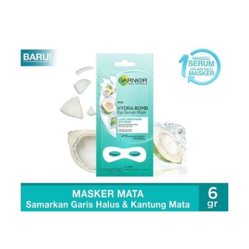 Jual GARNIER Hydra Bomb Eye Serum Mask LinesSmoothing 6 g Shopee