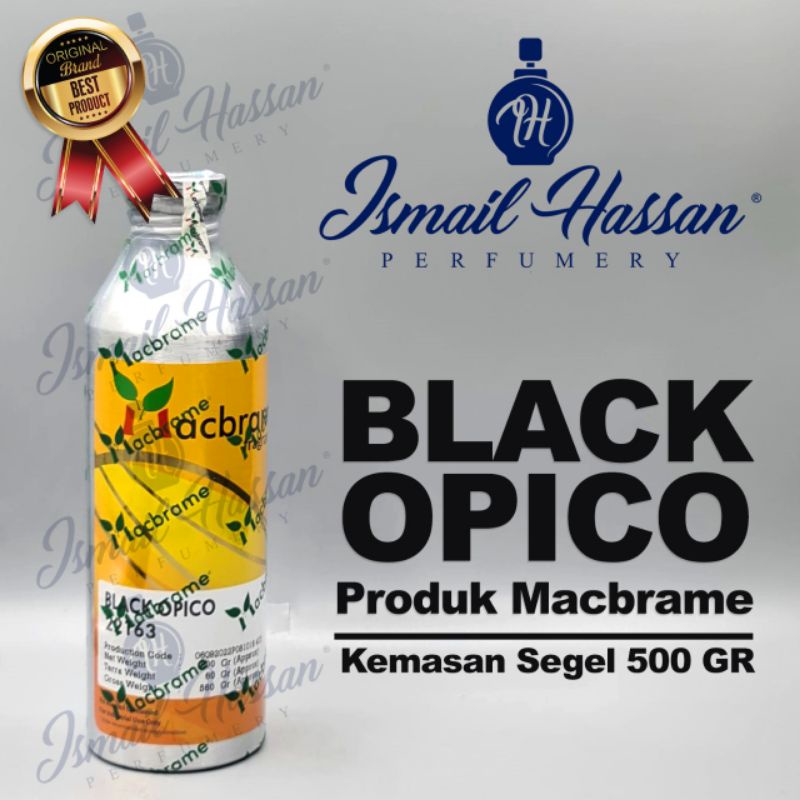 Jual Bibit Biang Parfum Black Opico Produk Macbrame Packing Segel 500gr