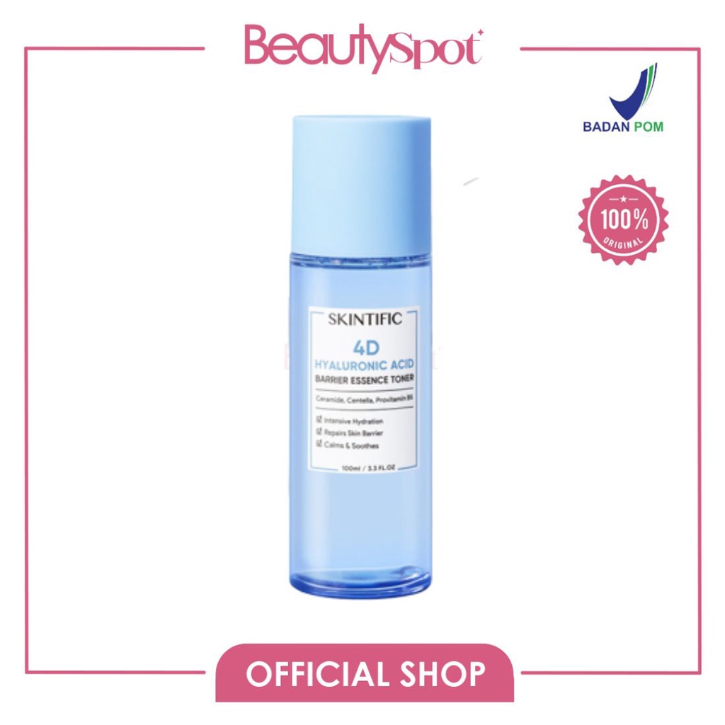 Jual SKINTIFIC 4D Hyaluronic Acid Toner 100 ml Shopee Indonesia