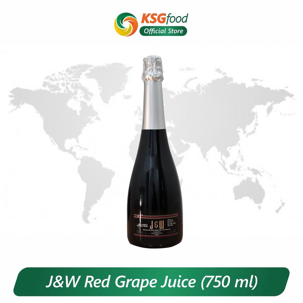 Jual J&W PREMIUM RED GRAPE SPARKLING JUICE Shopee Indonesia