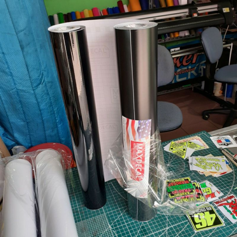 Jual Sticker Skotlet Maxdecal Max decal hitam glossy/doff 7500 G070