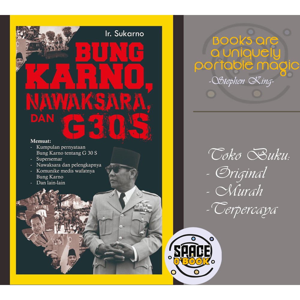 Jual Buku Bung Karno Nawaksara Dan G30s Ir Sukarno Shopee Indonesia