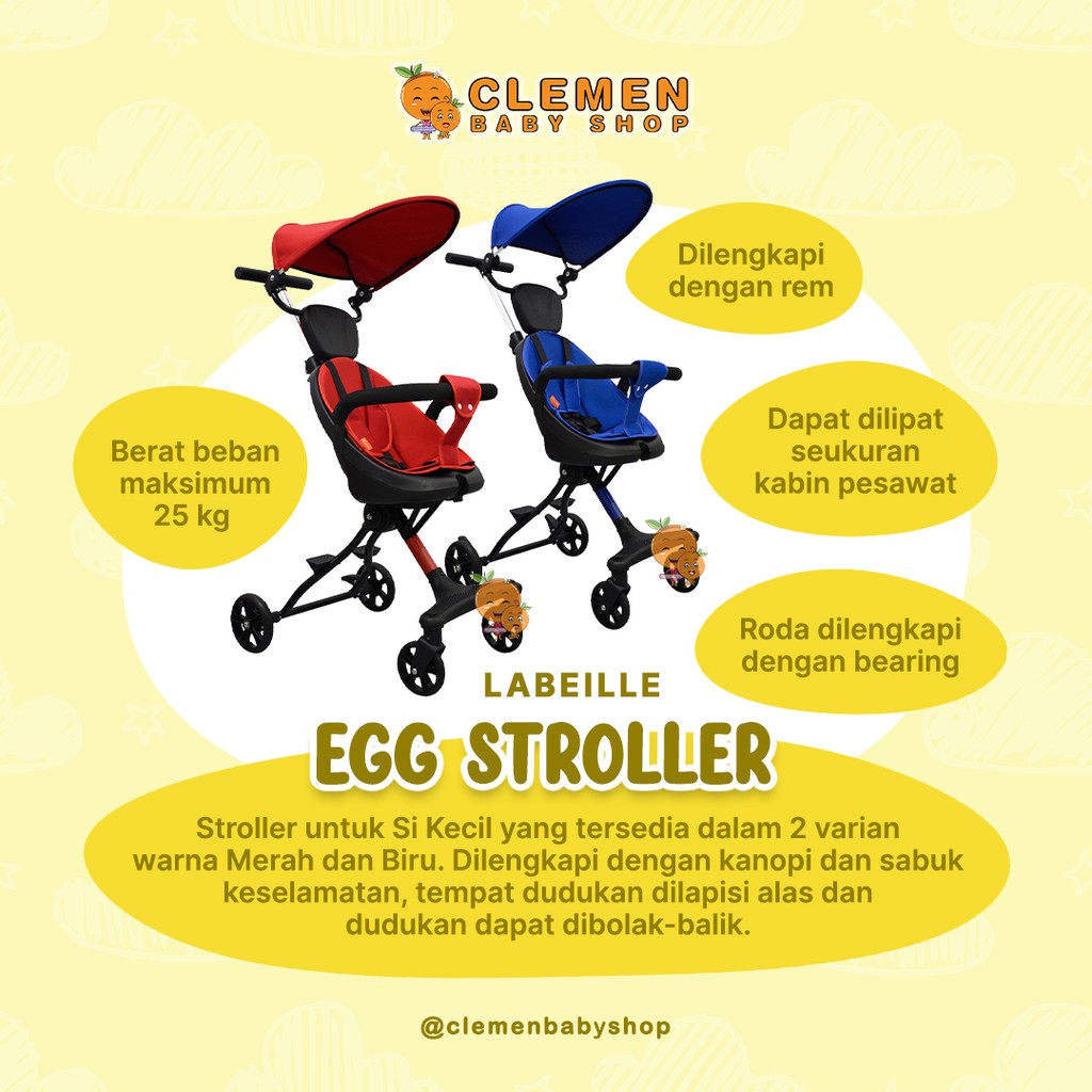 Egg cheap stroller harga