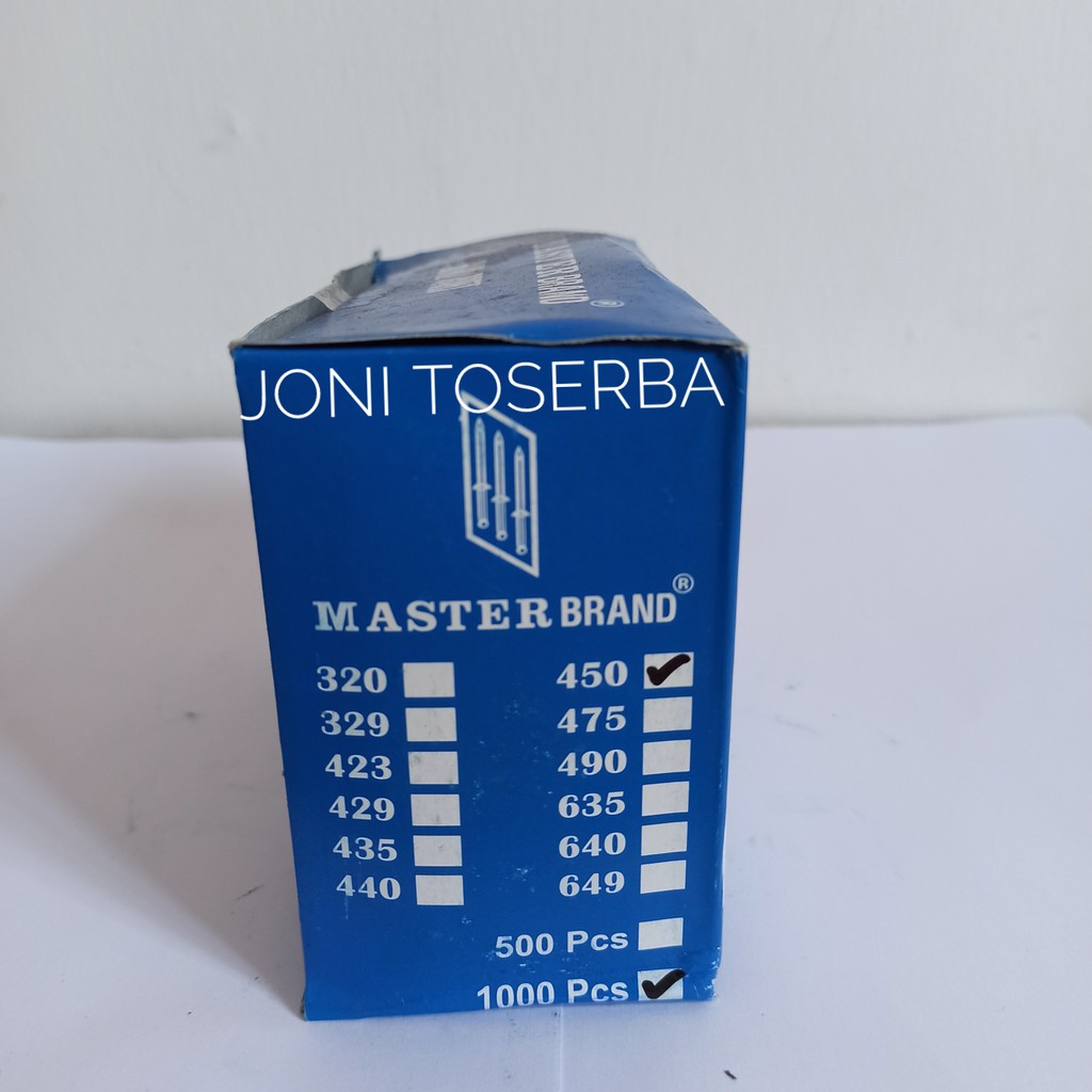 Jual Paku Rivet Merk Master Brand FB - 450 ukuran 3.2mm X 12.7mm ...