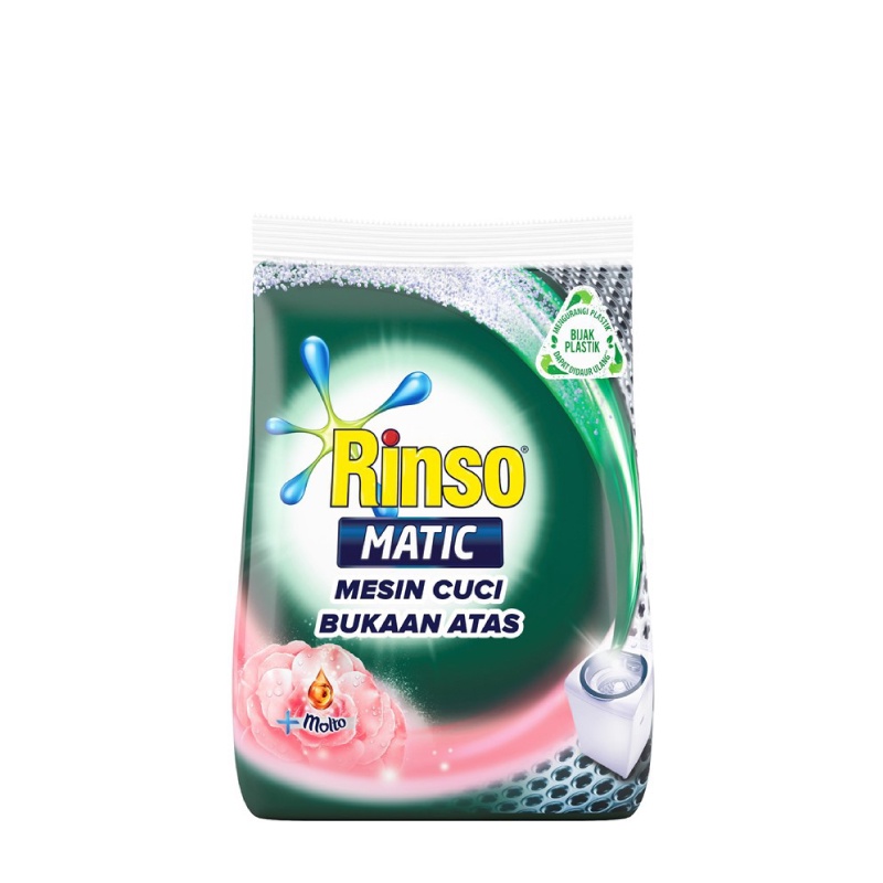 Jual Rinso Detergent Bubuk Konsentrat Deterjen Matic Mesin Cuci Bukaan ...