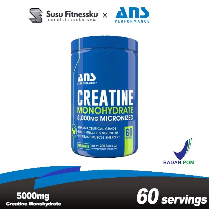 Jual ANS Creatine 300 Gram Creatine Monohydrate Platinum | Shopee Indonesia
