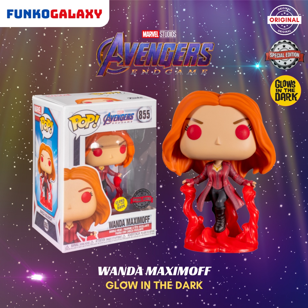 Jual Funko POP! Avengers 4 Endgame Wanda Maximoff 855 (Glow in the