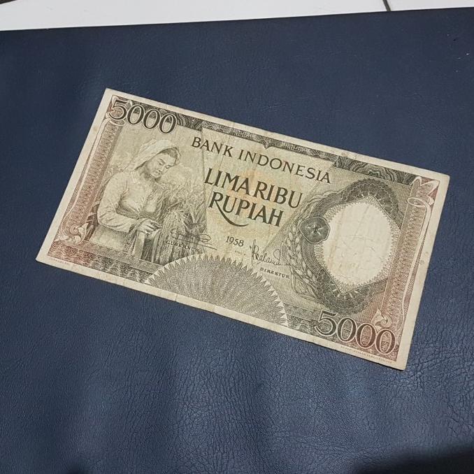 Jual [COD] UANG KUNO 5000 RUPIAH PEKERJA TH 1958 .BEKAS.IKLAN KE 722 ...