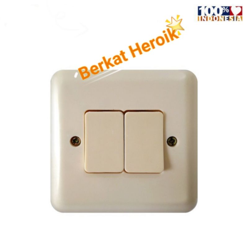 Jual Saklar Seri Cetekan On Off Listrik Dinding | Shopee Indonesia
