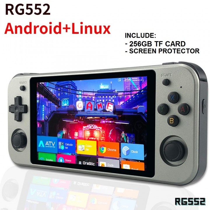 Jual ANBERNIC RG552 256GB - Dual Mode Emulator Retro Game Handheld ...
