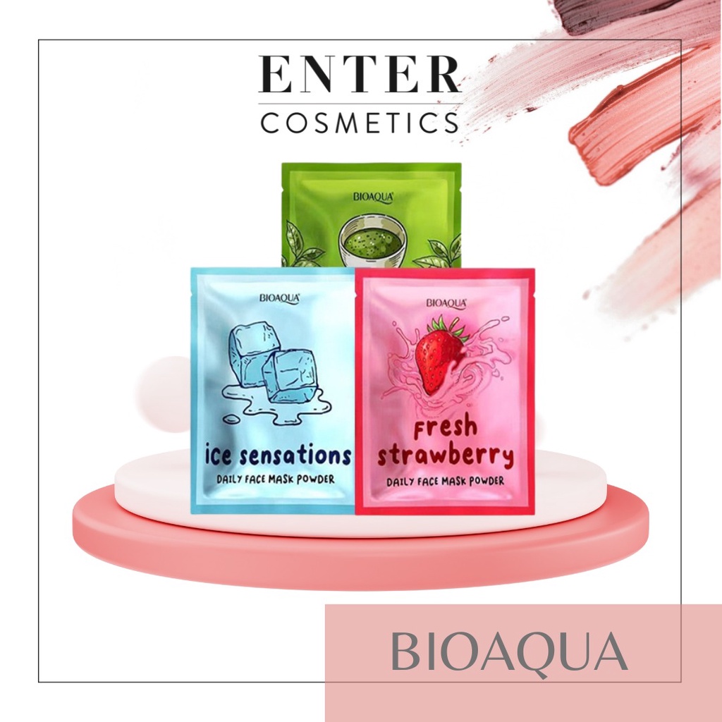 Jual BIOAQUA Daily Face Mask Powder Masker Bubuk MASK ORGANIK Sachet ...