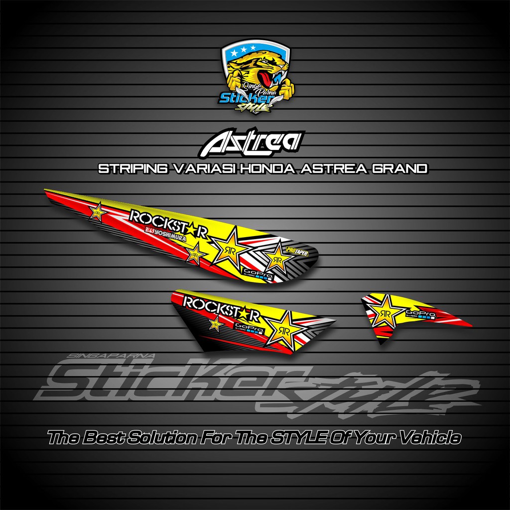 Jual Striping Motor Honda Astrea Grand Striping Sticker Lis Motor Honda