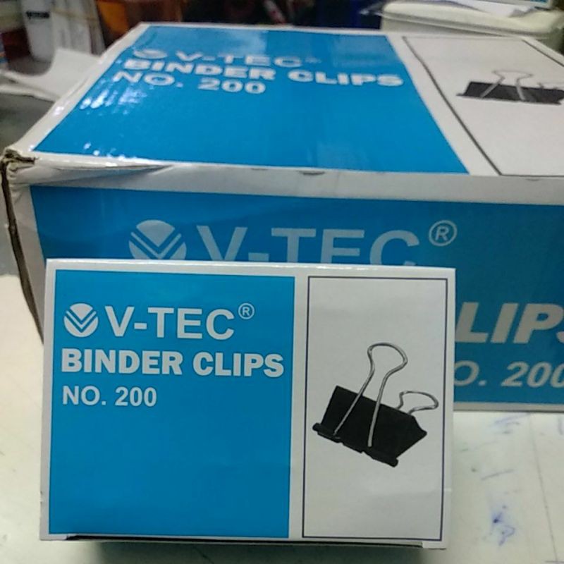 Jual Binder Clip Penjepit Kertas No200 Vtec Per Kotak Kecil Shopee Indonesia 5437