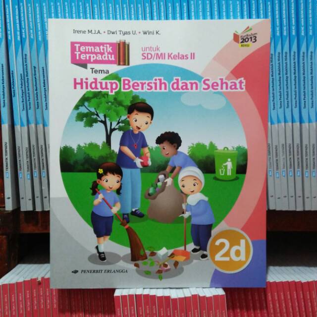 Jual BUKU TEMATIK TERPADU 2D SD/MI KELAS 2 PENERBIT ERLANGGA | Shopee ...