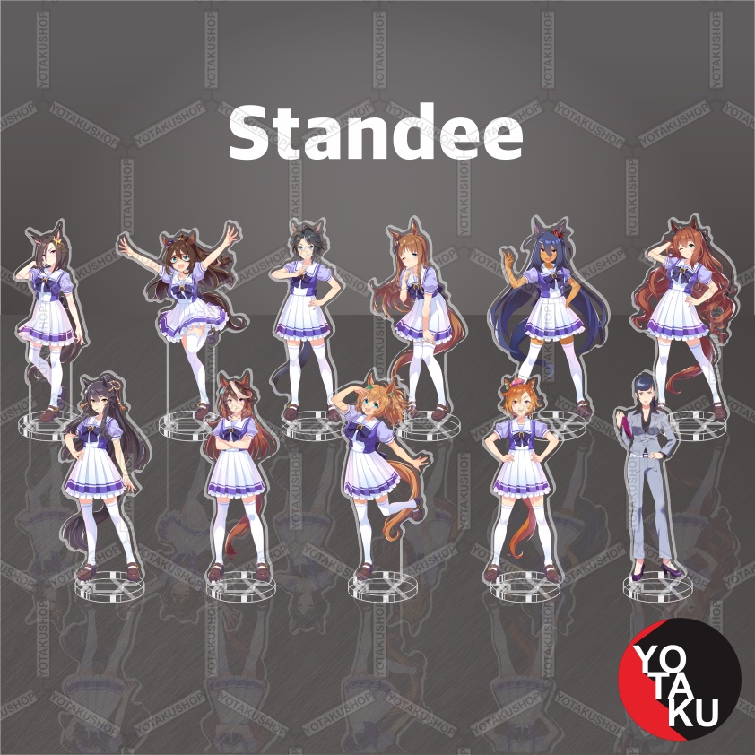 Jual Standee Besar Figure Anime Akrilik Uma Musume Anime Team Rigil ...