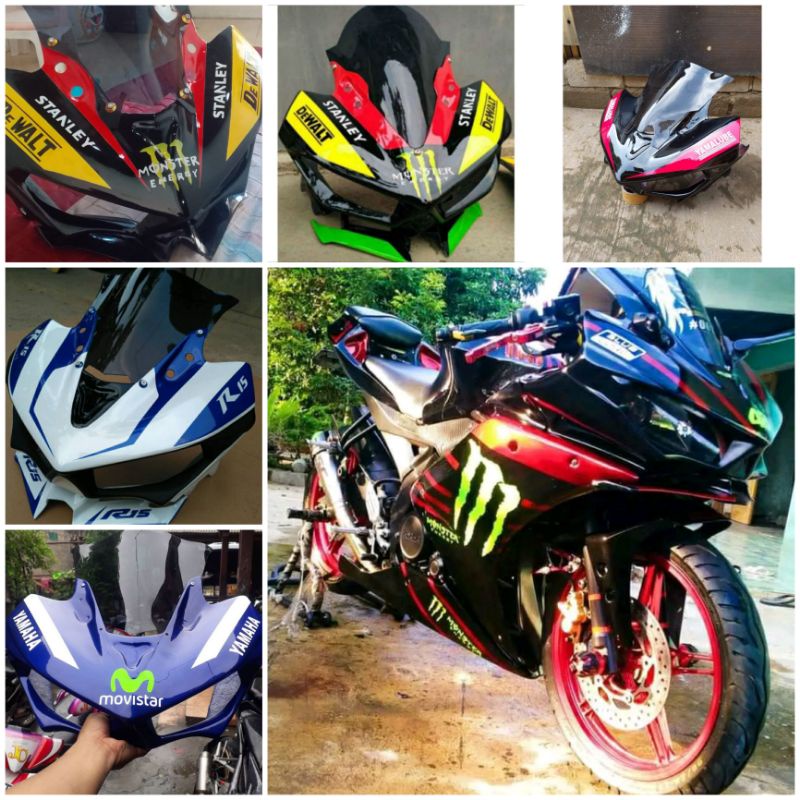 Jual Link Visor costum r25 r6 cbr250 cbr v4 | Shopee Indonesia