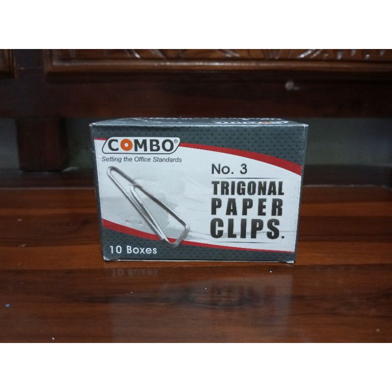 Jual PAPER CLIPS NO. 3 Merk COMBO 1 SLOP ISI 10 BOX | Shopee Indonesia