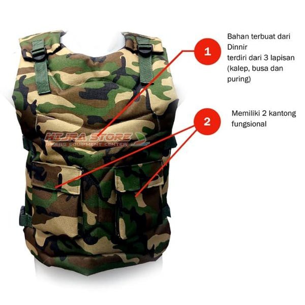 Jual Rompi Motor Army Rompi Motor Loreng | Shopee Indonesia