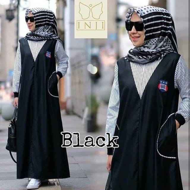 Jual Inji dress black | Shopee Indonesia