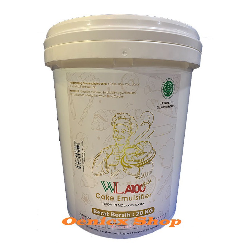 Jual Cake Emulsifier WL100 Gold / Pengembang Kue / SP 1 Kg Shopee