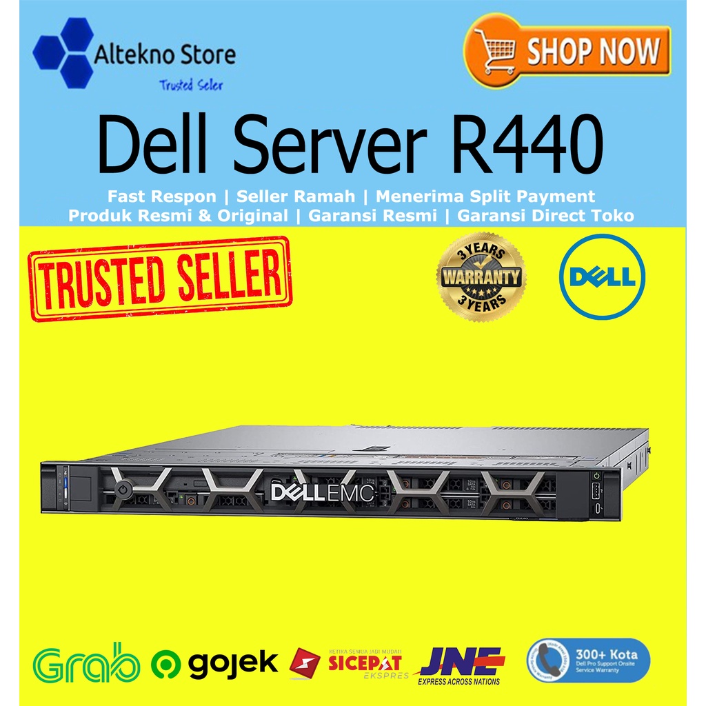 Jual Dell Server Power Edge G15 R450 Xeon Silver 4309Y / 8GB RAM / 2TB