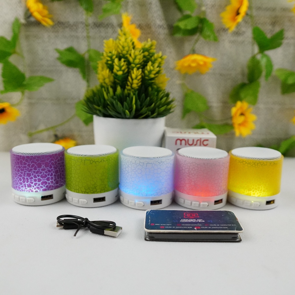 Jual Speaker Bluetooth Mini Model Retak S Led Shopee Indonesia