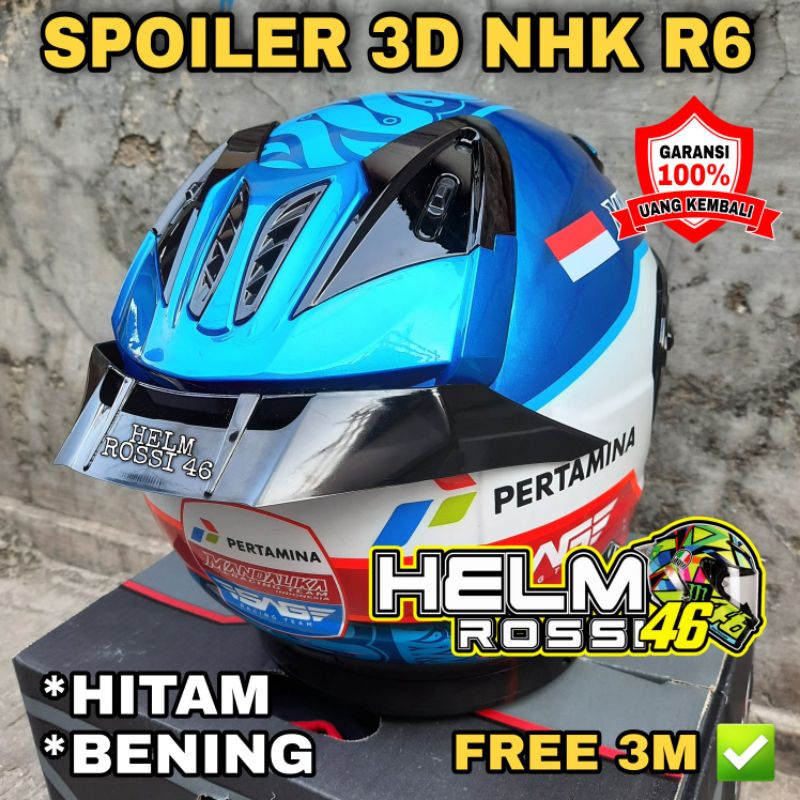 Jual Spoiler NHK R6 3D R 6 Hitam Bening Model GPR Pista Sudah Termasuk ...