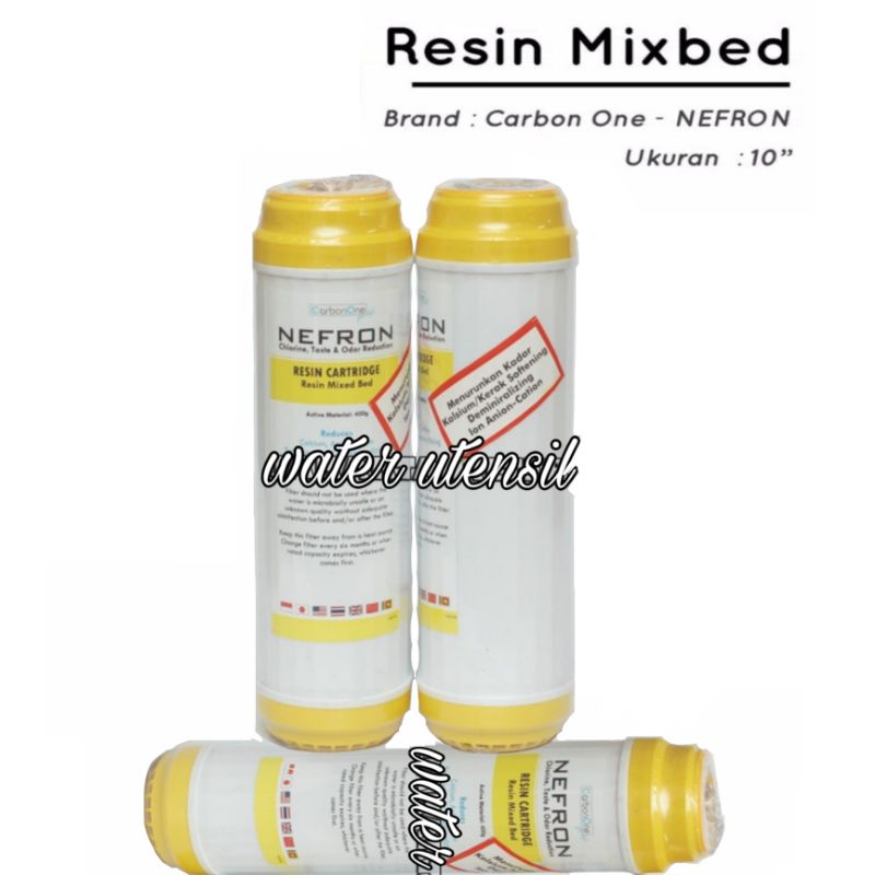 Jual NEFRON RESIN MIXED BED RESIN 10 DI Cartridge Shopee Indonesia